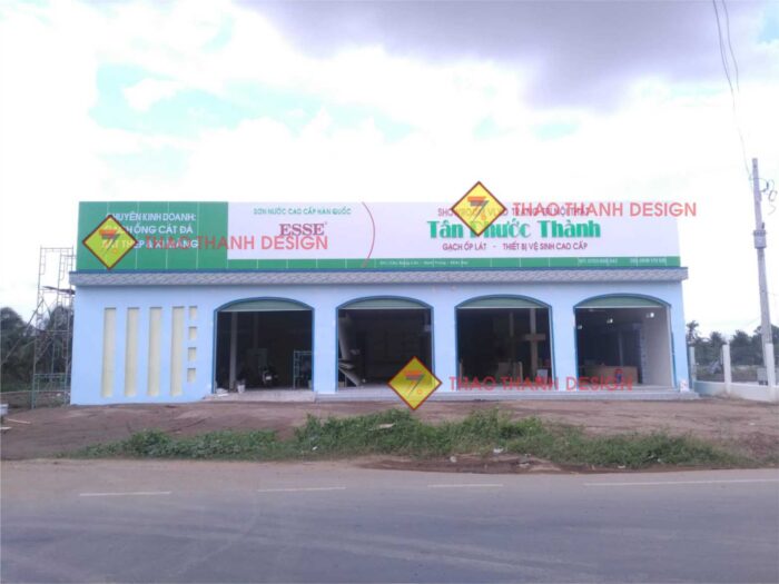 Biển alu gắn chữ nổi là loại biển quảng cáo sử dụng tấm nhôm nhựa alu làm nền,